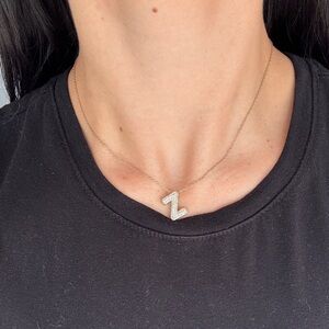 Gold Initial Necklace “Z” lettering super cute and in great condition